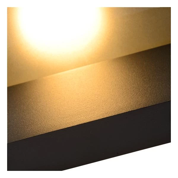 Lucide LIAM - Wall light Indoor/Outdoor - 1xGU10 - IP44 - Anthracite - detail 2